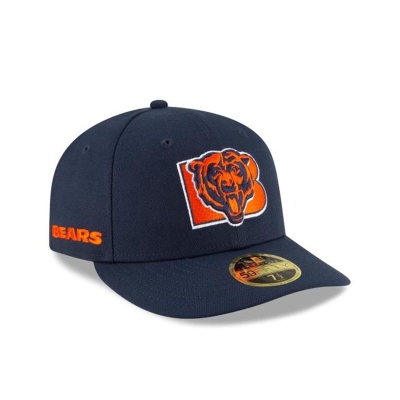 Chicago Bears Gorra | New Era NFL Logo Mix Low Profile 59fifty Fitted Cap Mexico - Azules